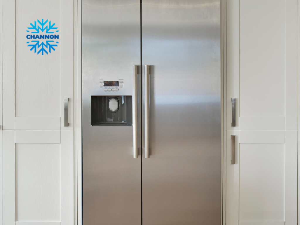 2 door upright fridge