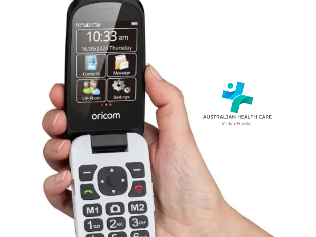 healthcare equipment, Health Care Australia, medical equipment store, 4.3″ Video & Audio Baby Monitor with Vibrating Shaker, Flip Mobile Phone with SOS Emergency Button, Big Button Amplified Cordless Phone With Answering Machine,Big Button Amplified Cordless Phone + Additional Handset 