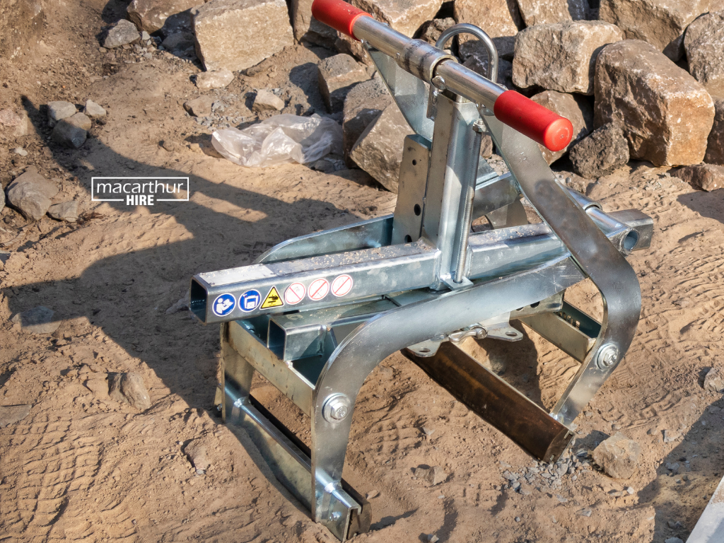 Sandstone Block Lifter, chainsaw hire, quick cut saw, Equipment Hire, rent site equipment
