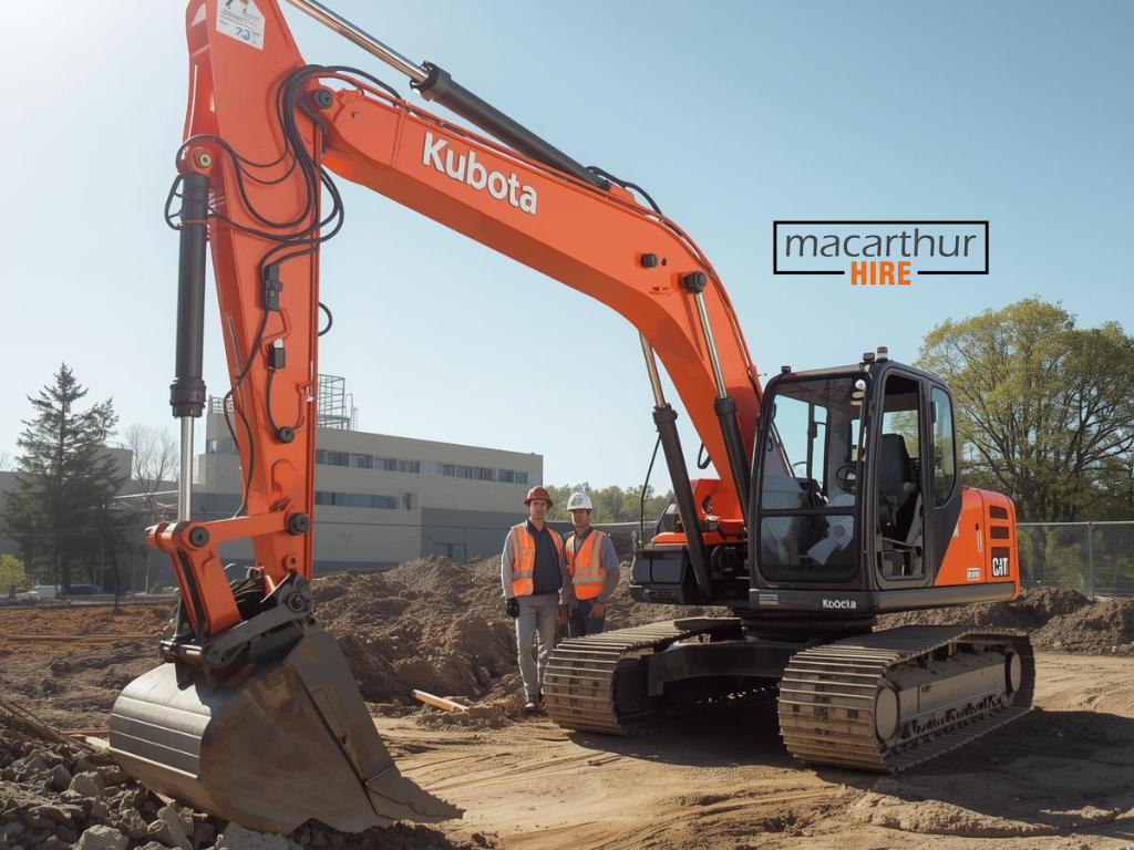 kubota excavator,Mini excavators, Landscaping equipment, excavator hire macarthur, equipment rental macarthur, rent site equipment 