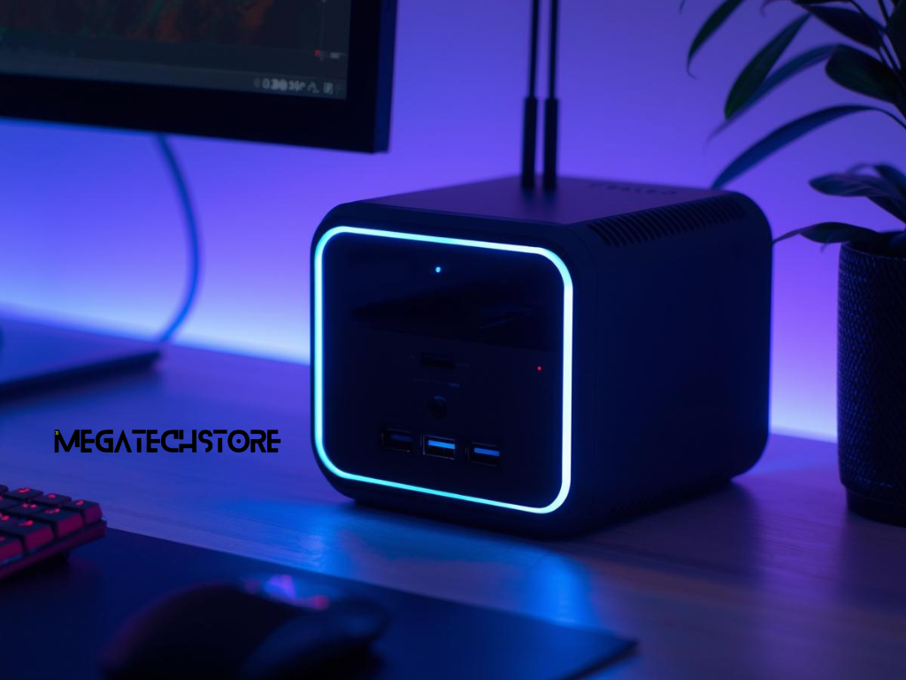 Compact mini PC used for gaming and video editing