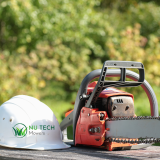 chainsaw chainsaw bag, headge trimmer, trimmer, leaf blower, protective glasses, earmuff, HI Vis Gear