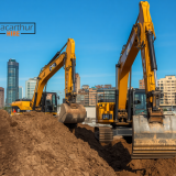 Kubota excavator operating on a construction site