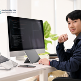 Developer optimising website images and code