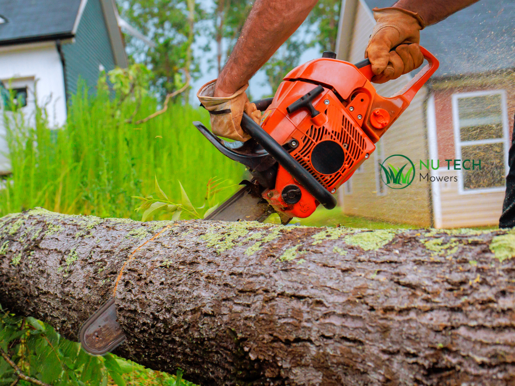 chainsaw chainsaw bag, headge trimmer, trimmer, leaf blower, protective glasses, earmuff, HI Vis Gear