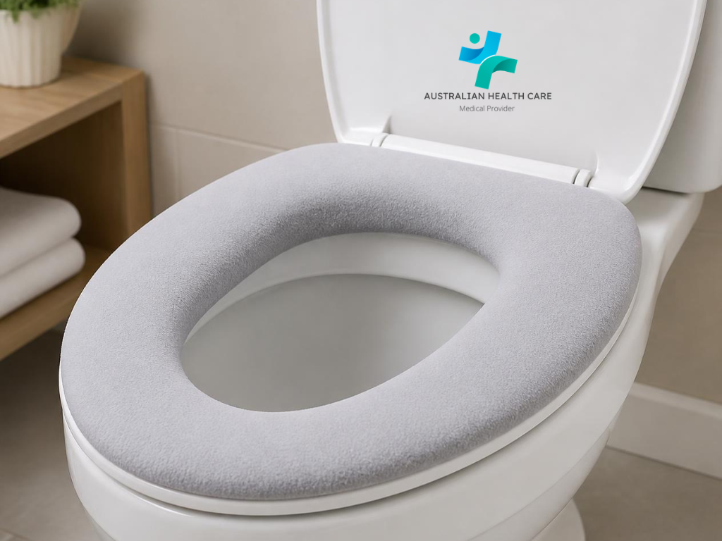 Soft toilet seat cushion compared with a raised toilet seat