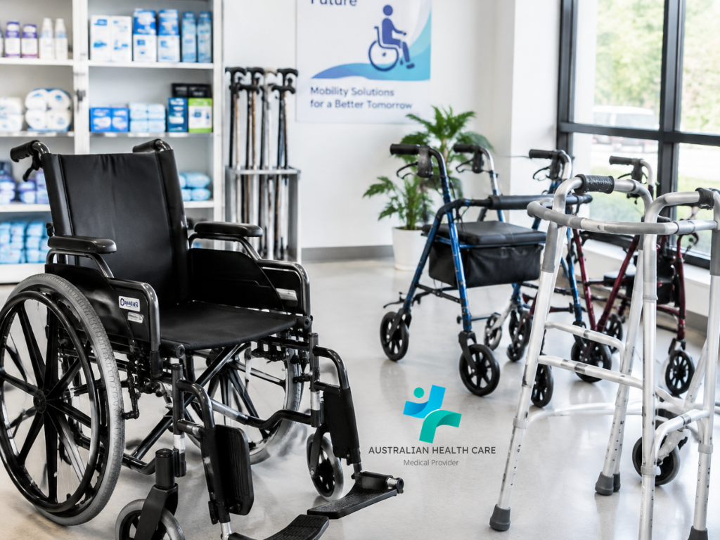 Australian medical supplies featuring walking sticks, walking frames and rollator walkers for mobility support. australian medical suppliesaustralian health supplies, health care supplies, home health supplies, medical supply store, healthcare equipment, medical equipment, wholesale healthcare supplies. 