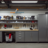 Metal storage cabinet with accessible adjustable shelves