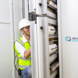 Industrial electrical maintenance Sydney checking switchboard heat