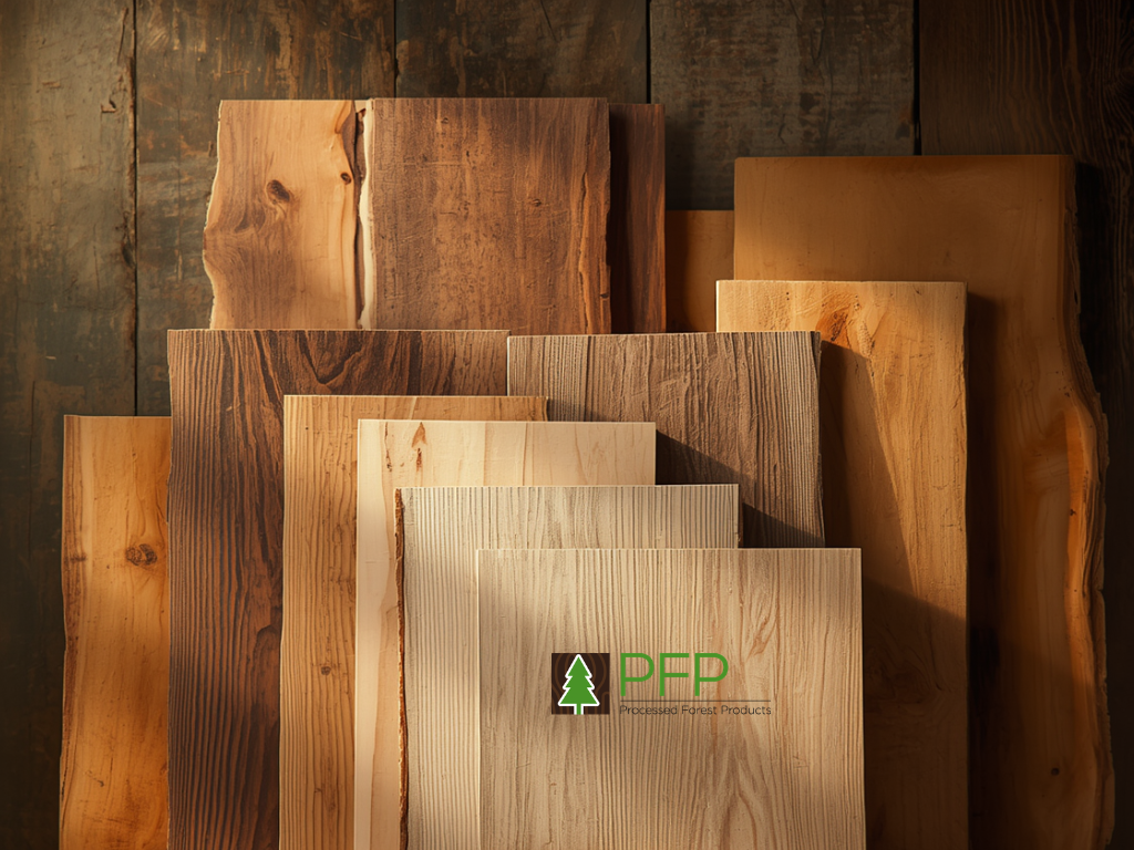 FSC certified veneer sample for interior joinery