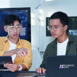Cybersecurity professional reviewing access controls and third-party AI data security settings on a computer