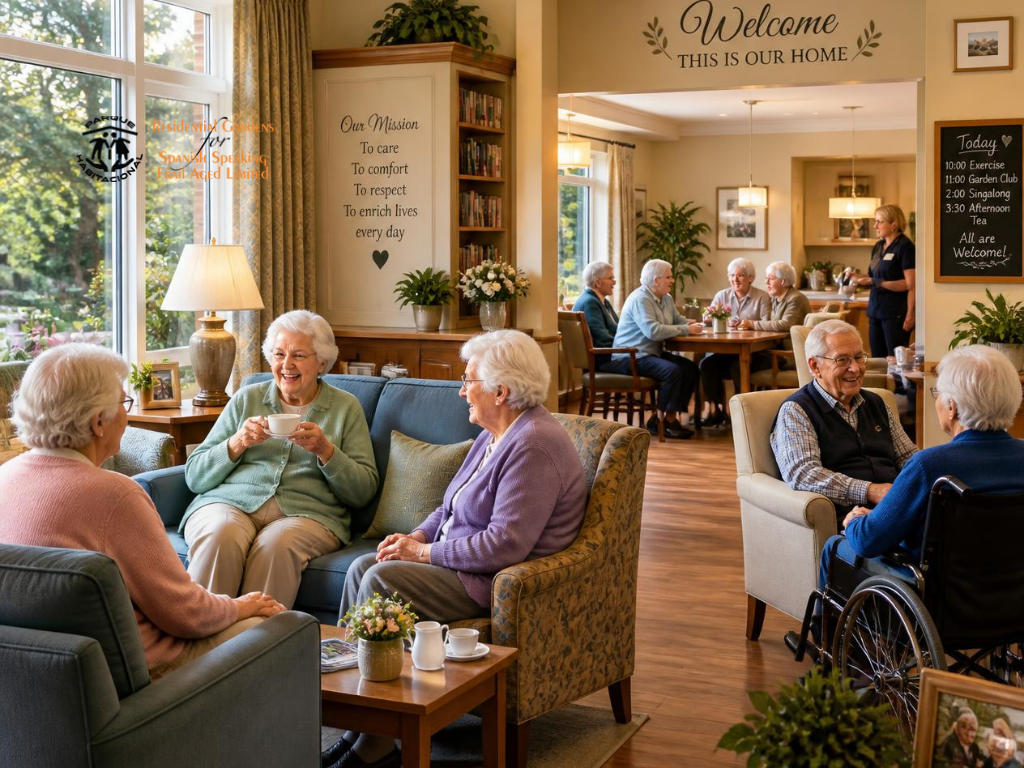 Older resident enjoying a familiar activity with an aged care worker in a residential care home. dementia aged care facilitiesdementia specific aged care facilities, dementia and memory care facilities, aged care for dementia patients, nursing home dementia, alzheimers nursing homes, memory care residential homes, aged care nursing homes
