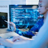 Cybersecurity professional reviewing access permissions and data protection settings for connected business applications. Open AI Integrated Solutions IT Consulting, Cloud Solutions, Backup Solutions, Augmented Reality in E-Commerce, Voice Over IP, Domain Name Registration, Web Solutions