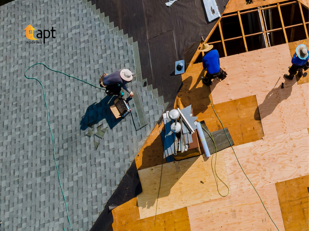 Storm damage roof repair needed on a Sydney home